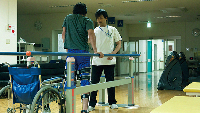 劇中リハビリシーン